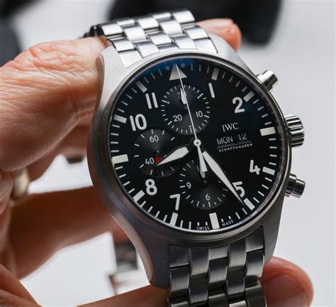 iwc 3767|iwc 3777 pilot chronograph.